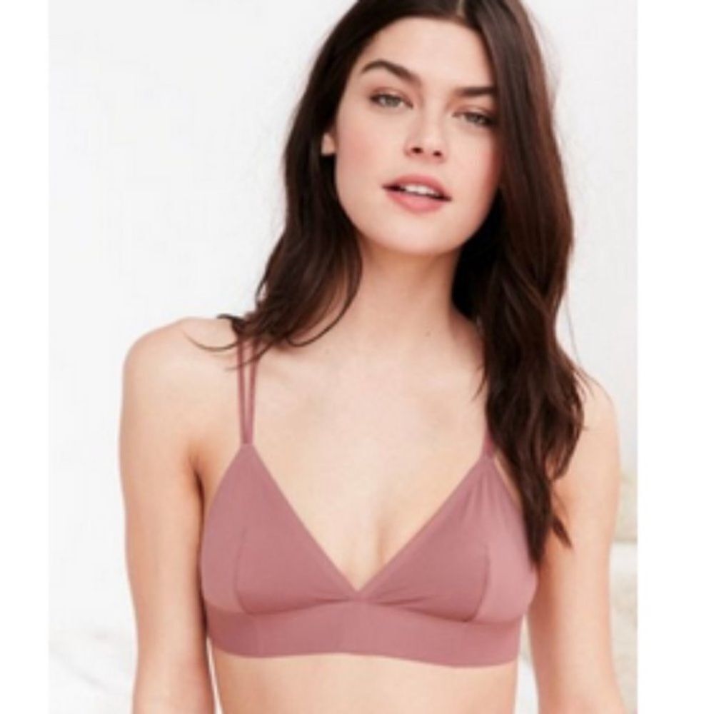 Out from under urban adelina strappy triangle bralette chocolate UO‎